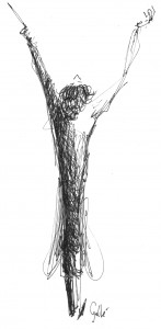 OPERA CONDUCTOR SKETCH AUSTRIA