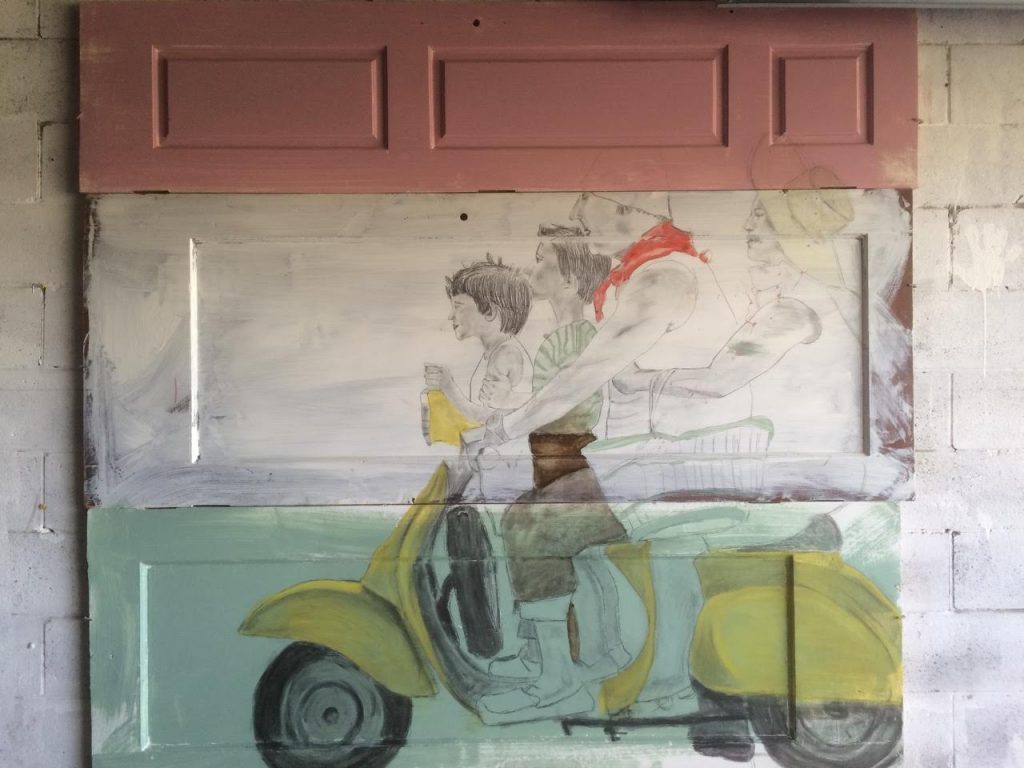 -Italian Art Prints: Commissioned Work For Tutto Pronto | the family coming together | Francesco Galle contemporary art artist prints for sale, Toronto art studio