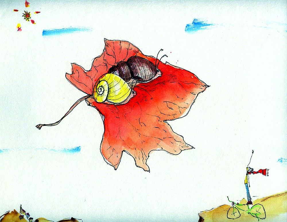 Julia and the snail twins