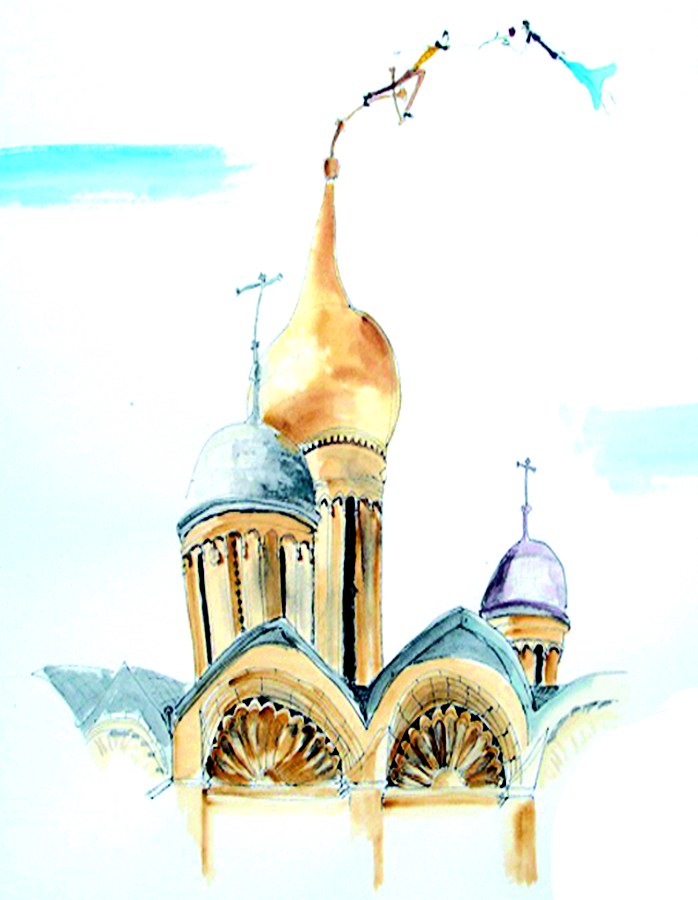 A Russian church