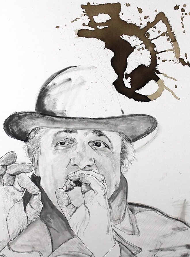 Fellini, Hands Up by Francesco Gallé
