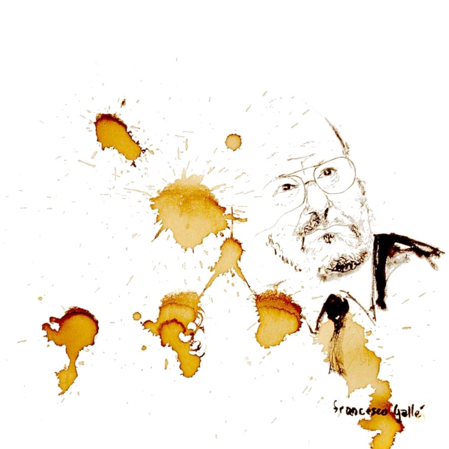 Umberto Eco by Francesco Gallé